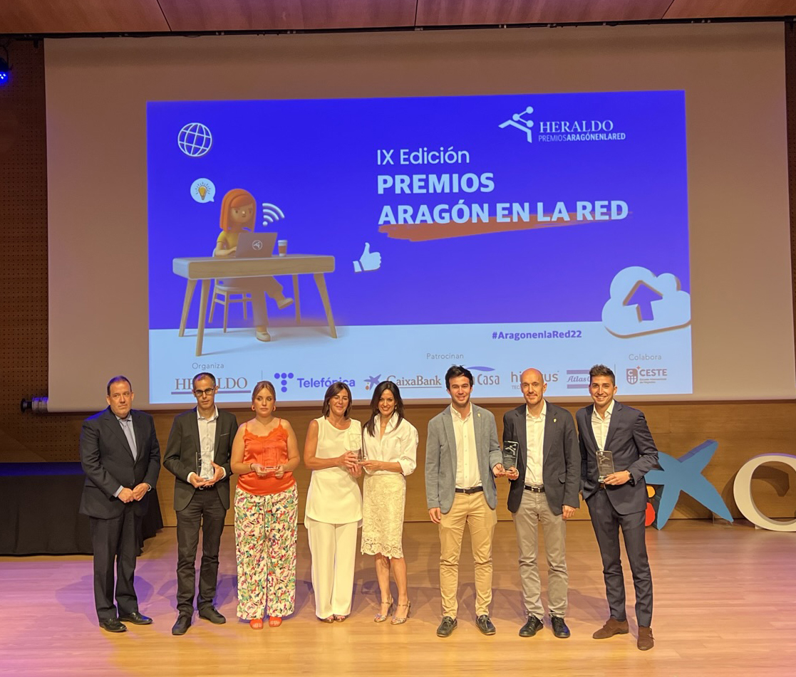Mercazaragoza reconocida en los Premios de Aragón en la Red 2022 por el proyecto micomercioenlared.com